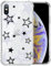 ZHEGAILIAN for iPhone X/Xs Case, [Military-Grade Protection All-Around Shockproof Corners] Clear TPU Bumper Case for iPhone X/Xs - Black Star