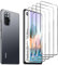 Zicurz 4 Piezas Protector de Pantalla para Xiaomi Redmi Note 10 Pro Cristal Templado, Vidrio Templado, HD Transparente 9H Ultra Resistente, Antiarañazos, Sin Burbujas