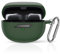 Cover per Bose Ultra Open Earbuds, MOWYEOK Portatile antigraffio e cover in silicone antiurto LED frontale visibile, per Bose Ultra Open Earbuds custodia accessori con moschettone - verde