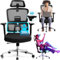 MELOKEA Heavy Duty 440LBS Ergonomic Office Gaming Chair with 6-Position Backrest Height and Seat Depth Adjustment, Auto-chasing Lumbar, 4 Lockable Angles 4D Arm High Back XL 200kg Plus Size Big & Tall