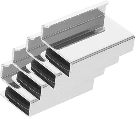 EXHUMKY 4stücke Glastür-clipgriffe Für Vitrinentüren Ersatz-griffe Aus Glas Passend Für Schranktüren Robuste Und Austauschbare Türgriffe Praktisches Zubehör Für Glas Und Acryltüren