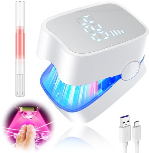 IUHFSIFS Upgrade Nail Fungus Laser Device【Industry No.1 Laser Treatment【21-day Fast-acting】Anti Fungal Nail Treatment for Toenail Fungus Treatment, 905nm Infrared Light 470nm Blue