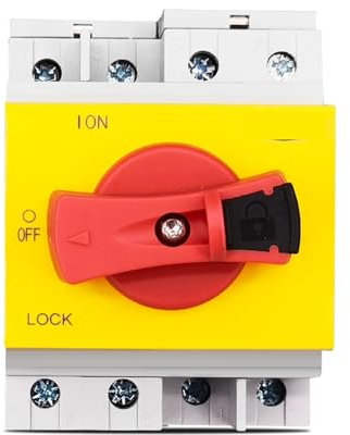 Interrupteur-sectionneur rotatif for installation solaire PV DC 1200 V 32 A, 1 pièce