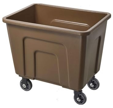 Kunststoff-Raumservice-Wagen – Dreidecker-Reinigungswagen mit Türstummschaltung, Design für Haushalt, Gästezimmer, Wäschetransport, Arbeitswagen für effiziente Reinigung