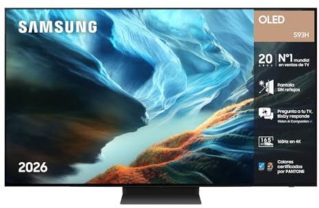 Samsung TV OLED S93H 48 4K Smart TV con IA y Pantalla sin Reflejos
