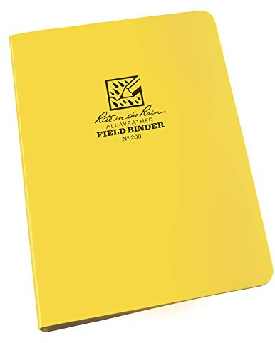 Feld-Ringbuch, 1,27 cm Kapazität, 7,875 x 5,625 x 0,75, Gelb