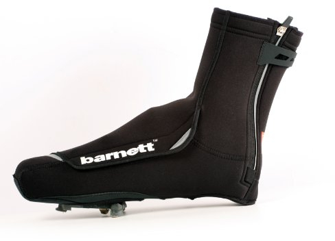 BARNETT BSP-03 Überschuhe für Radsport, schwarz, warm und wasserabweisend (M)