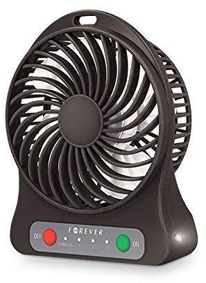 Mini USB Ventilador Cooling Fan recargable Ventilador de mesa 3 niveles Regulable Para Escritorio Oficina Laptop Computer PC