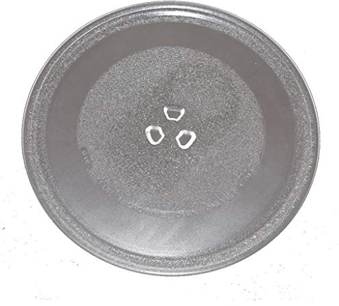 Yourspares Microwave Turntable Glass Plate Fits Teka, Tesco, Tricity and Whirlpool 255mm