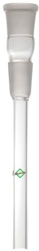 Weedness Bong Glas Chillum 18,8 mm Schliff 19 cm - Shillum Zubehör Kopf Adapter Aufsatz Steckchillum Kupplung