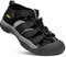 Keen Unisex Kinder Newport H2 Sandale, Schwarz (Black/Keen Yellow), 25/26 EU