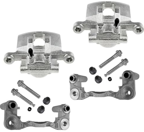 2x Bremssattel 2x Bremssattelhalter Hinterachse für Chrysler Sebring für Dodge Caliber für Jeep Compass MK Patriot MK74 für Mitsubishi Lancer VIII