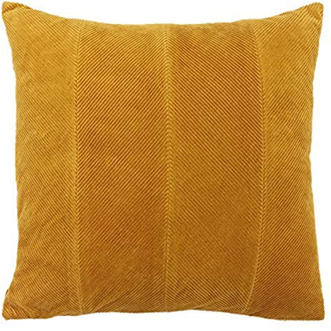 Furn Jagger Feather Filled Cushion, Ochre Yellow
