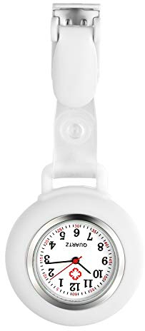 Avaner Montre Infirmiere Silicone Montre de Poche Universel pour Travaux Bureau Ecole