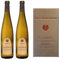 Coffret Cadeau vin 2 bouteilles Gewurztraminer Vendanges Tardives - Alsace Gisselbrecht - 750 ml