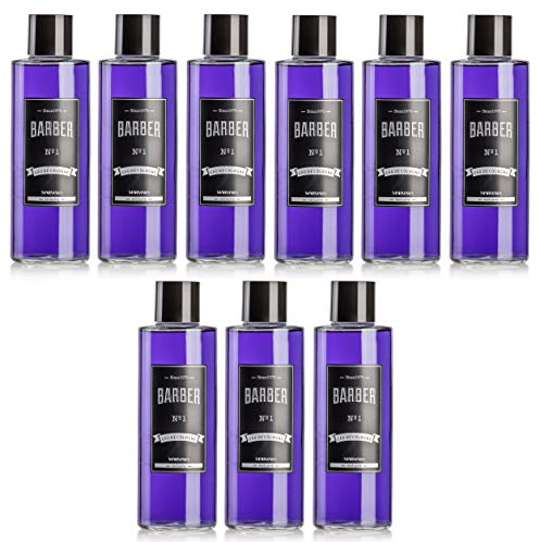 BARBER MARMARA No.1 Eau de Cologne Splash Herren (9x 500ml) im Hersteller Karton als Verkaufsdisplay After Shave Men Barbier Friseur bedarf Vorteilspack (9x No.1)