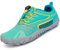SAGUARO Enfants Chaussures de Trail Chaussures Minimalistes pour Garçons et Filles Respirant Antidérapant Barefoot Chaussures de Sport Running Extérieur Vert Profond 28 EU