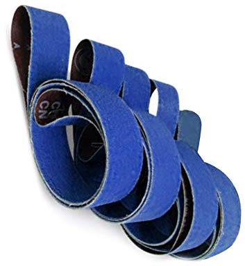2X 72 Nastri abrasivi Accessori Blu Rettifica Per la lucidatura dei metalli 4PCS, 60Grit