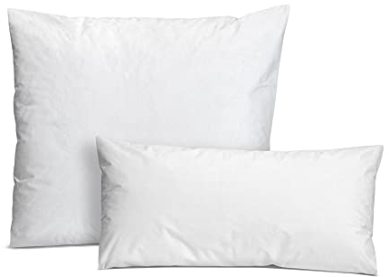 sleepling 2er Set Milbenbezug Kissen 40x40, Kissenbezug für Allergiker, Kissenschoner gegen Milben und Hausstaub, Evolon Encasing, 95 Grad Kochfest, Made in Germany, weiß