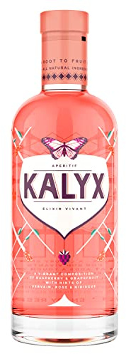 KALYX | Aperitif mit Himbeere, Grapefruit, Zitrone, Rose, Hibiskus | Botanical Spirit | perfekt mit Tonic oder Sekt | Root to Fruit | 19% Vol. | 500 ml