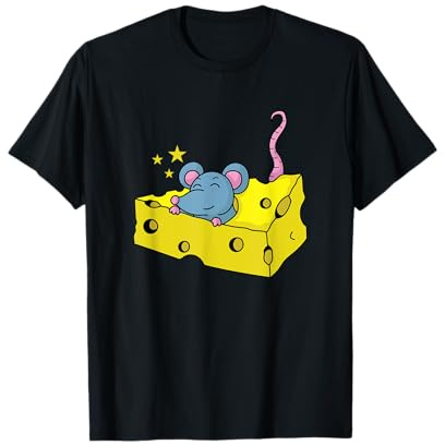 Pezzo di formaggio con topo Maglietta