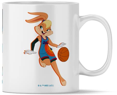 ERT GROUP Original und offiziell lizenziert von Looney Tunes Keramikbecher, Muster Space Jam 007, Kaffee- und Teebecher 330ml