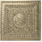 Art3d 12-Pack Drop Ceiling Tiles Glue up Plastic Acoustic Antique Gold Ceiling Panels 605mm x 605mm - Fit in 600mm x 600mm Cover 48 Sq.ft