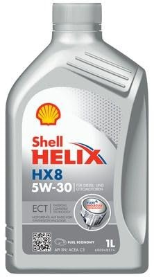 SHELL Motoröl 5W-30 Helix Vollsynthetiköl Motor Öl ACEA C3 API SN HX8 ECT 1L Kompatibel mit VW Golf 7 Schrägheck 5G1, BQ1, BE1, BE2 Golf 4 Schrägheck 1J1 Golf 6 5K1 Golf 5 Schrägheck 1K1 POLO 9N