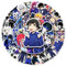Bric Dodo 50 Stück Blue Lock Aufkleber Auto Laptop Telefon Gitarre Skateboard Motorrad Fahrrad Anime Stickers Set Vinyl Wasserdicht Aesthetic Aufkleber für Jugendliche Kinder Erwachsene