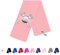 NGTSFLY Lustiges Golf Handtuch, Personalisierte Bestickte Golfhandtücher für Golftaschen mit Clip, Golfgeschenk für Männer Frauen, Leicht zu Reinigendes Golfzubehör, 40 x 60 cm (Rosa)