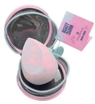 essence cosmetics essence Harley Quinn makeup sponge, Make-up Schwämmchen, Mehrfarbig, Nanopartikel frei, 1er Pack (1pcs)
