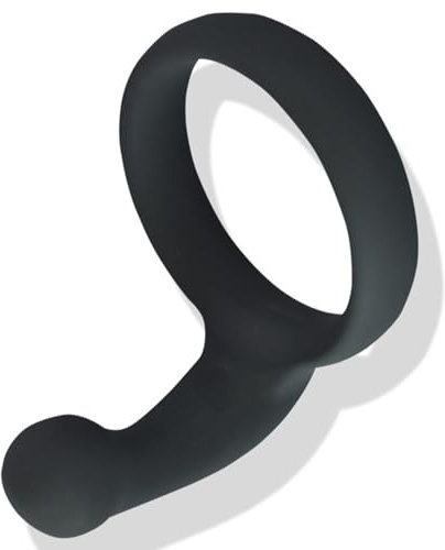 QgLust Penisring dehnbar Silikon cockring für Sex Männer Zeit verzögerung, Sexspielzeug für Männer und Paare Extrem Cock Ring Penis Vibrator Penis Ring für Mann Cockring(Schwarz)