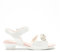 Lelli Kelly Sandalo Tacchetto Sottopiede Pelle Bianco