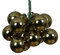 Kaemingk Weihnachtskugeln am Draht Glas 2cm x 12 Stück Spiegelbeeren glänzend - kleine Dekokugeln - Christbaumschmuck & Weihnachtsdeko - Rosmarin