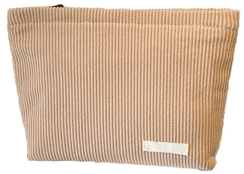 Kosmetiktasche Damen, Bubble Reise Kosmetiktasche mit Reißverschluss, Make up Tasche Kulturtasche Damen Waschtasche Makeup Organizer, Khaki