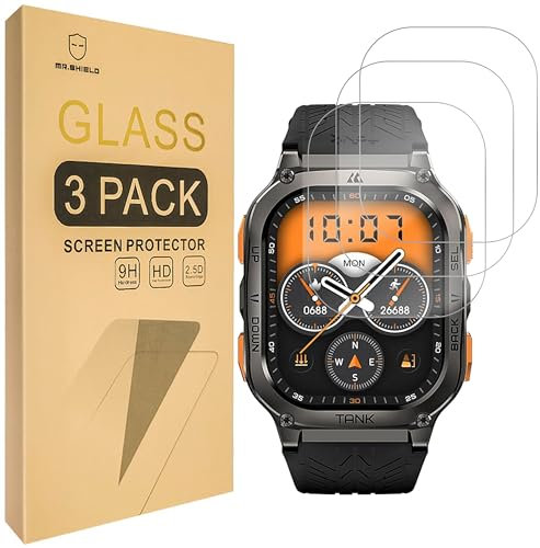 Mr.Shield Verre Trempé compatible avec KOSPET TANK M3&M3 Ultra [Lot de 3] Film Protecteur d'écran Vitre Protecteur 9H Dureté