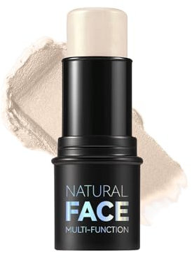 Contour Stick mit Highlighter, Bronzer und Blush Shades, ein nicht fettender, wasserfester Contour Stick, der das Gesicht mühelos mit einer leichten Berührung konturiert (#7, 1 Stück)