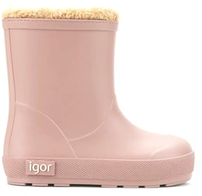 Igor Bottes De Pluie Barefoot Doublure Fausse Fourrure Taille 25 Couleur Rose