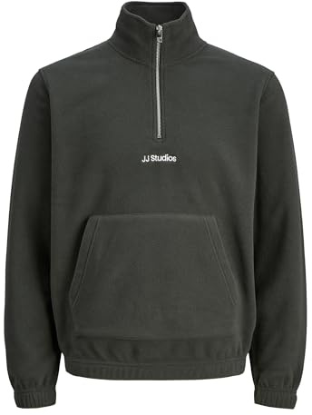 JACK & JONES Halfzip Fleece Jjsoho-Pile con Mezza Zip, Rosin, XXL Uomo
