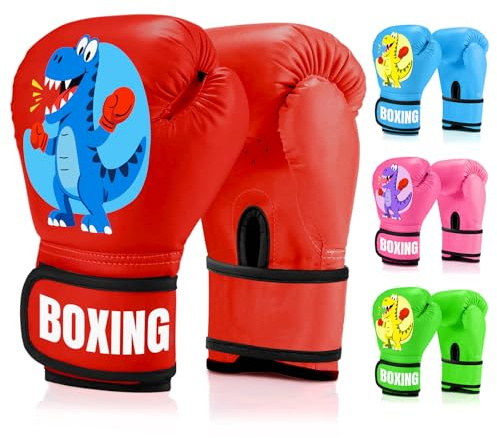 JUOIFIP Boxhandschuhe Kinder,Box Handschuhe für Kinder 3 bis 14 Jahre