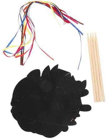 Warmhm 1 Satz Kratzmalerei zu Ostern ostereier kratzbilder Ostereier bemalen mit Kratztechnik Ostern Kratzbild Ei Stuffer Korb NEIN selbst kratzende malerei kratzen Malerei Papier