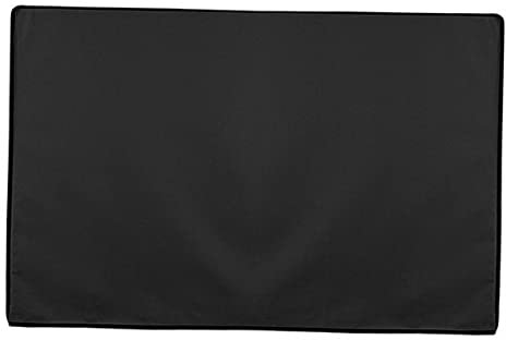 Gadpiparty Satz Flat-tv-abdeckung Gehäuse Außen Regen Schützend Fernseher Fernsehtuch Tv-stoffabdeckung Outdoor-tv-schutz Outdoor-tv-abdeckung Wasserdichte Tv-abdeckung Oxford-stoff Black