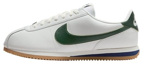 Nike Men's Cortez Shoes, Summit White/Fir/Midnight Navy, 10.5