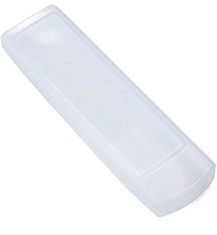 Dorccsi Funda Protectora de Silicona para Control Remoto, Impermeable, para TV, Aire Acondicionado, 18, 5 x 5 cm, Transparente, de Silicona