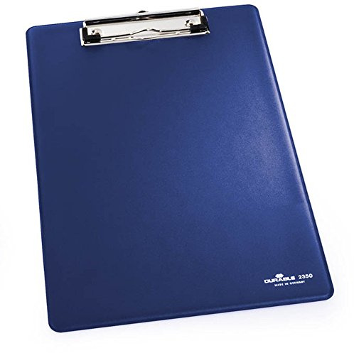 Durable 235007 Blockklemme A4, 1 Stück dunkelblau