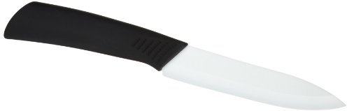 Axentia 200892 Keramikmesser 125 mm Klinge mit Softgriff