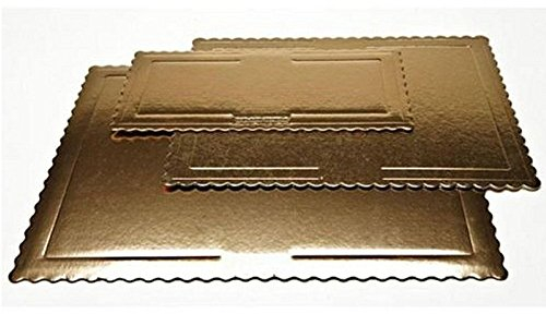 VASSOIO SOTTOTORTA ORO CON SMERLO 40X50