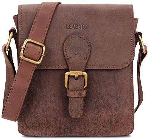 LEABAGS Largo Schultertasche Herren Damen Klein Umhängetasche Herren Damen Klein Handy Tasche Herren Damen Festival Tasche Bauchtasche Herren Damen