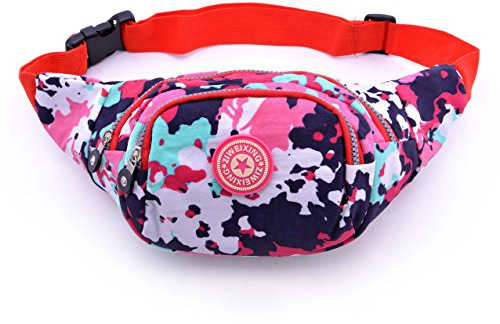 Cygoshop - Sac banane femme, pour le sport ou les voyages, Mélange de couleurs