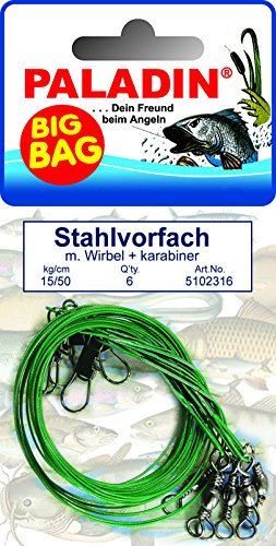 Paladin Big Bag Stahlvorfach mit Einzelhaken 50cm 10kg Gr 1 SB3